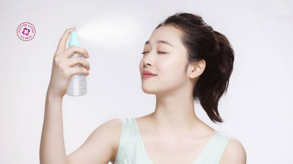 xịt khoáng làm dịu sau laser pico