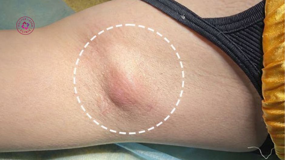 áp xe vùng nách sau tiêm meso