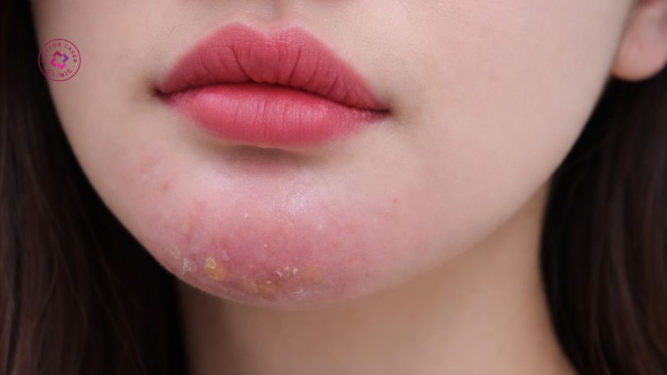 biến chứng nhiễm trùng áp xe sau tiêm filler