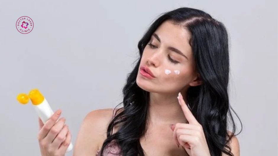sử dụng kem chống nắng sau peel da giúp bảo vệ và hạn chế tăng sắc tố