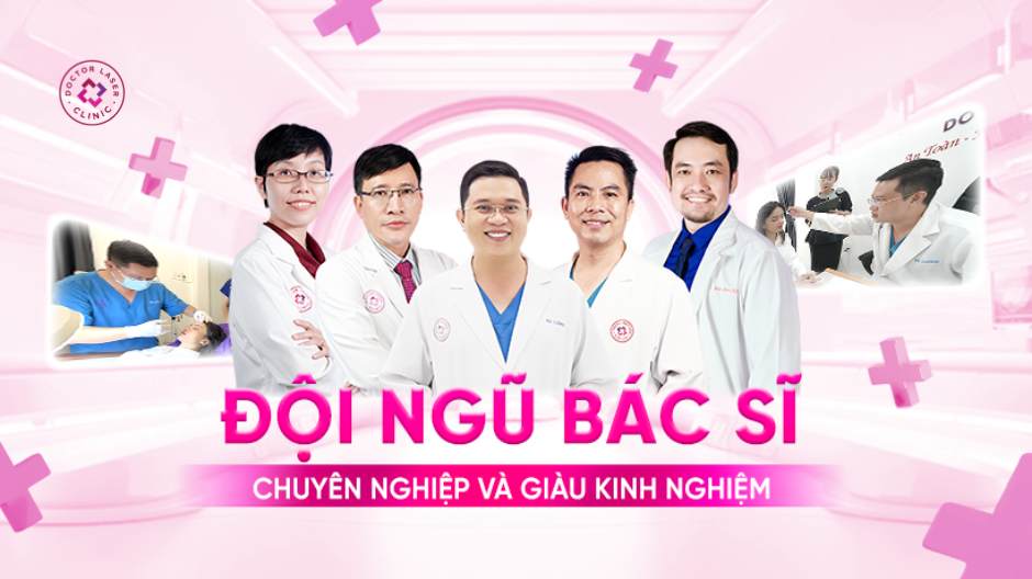 đội ngũ bác sĩ chuyên môn tiêm botox