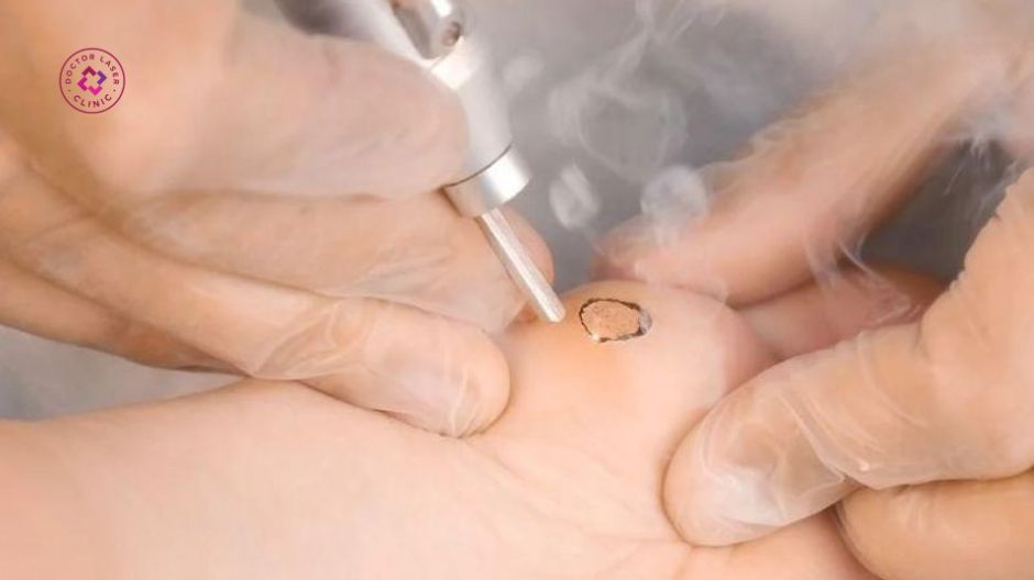 đốt mụn cóc bằng laser co2 là phương pháp gì