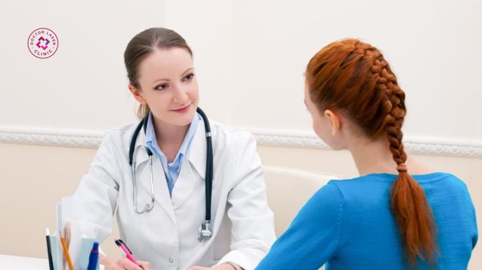 gặp bác sĩ khi lỡ tiêm meso lúc mang thai