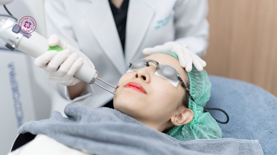 kết hợp laser pico và laser co2 điều trị da