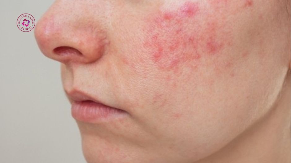 kích ứng và phát ban sau tiêm botox trên nền da mụn