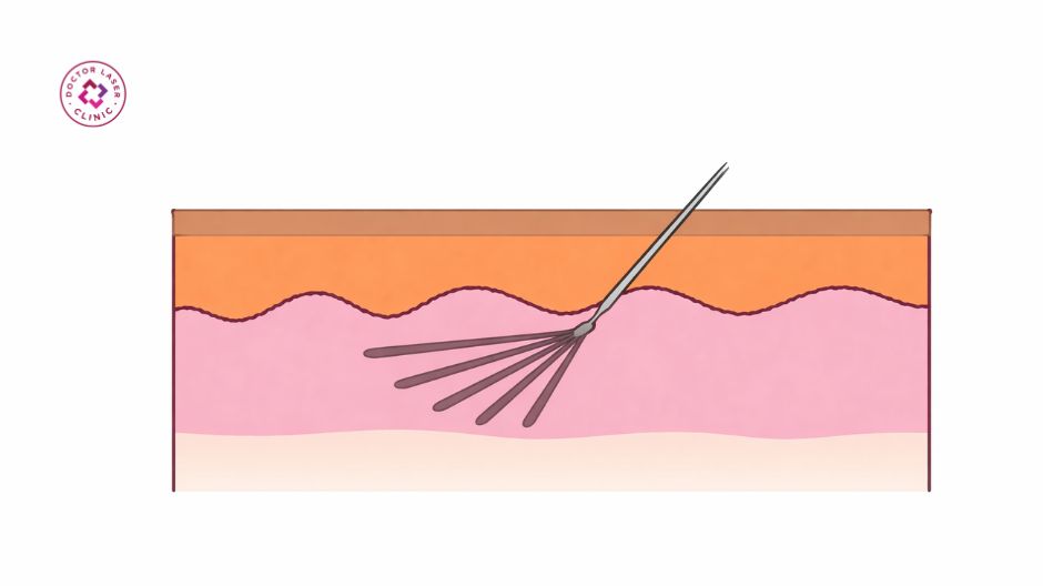 kỹ thuật tiêm filler hình quạt