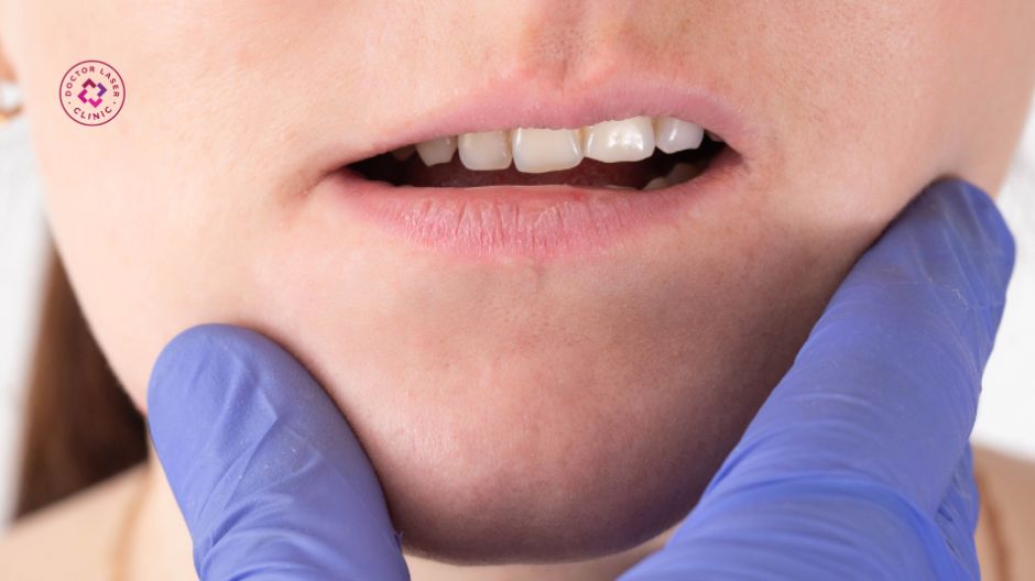 mất cân đối sau tiêm botox