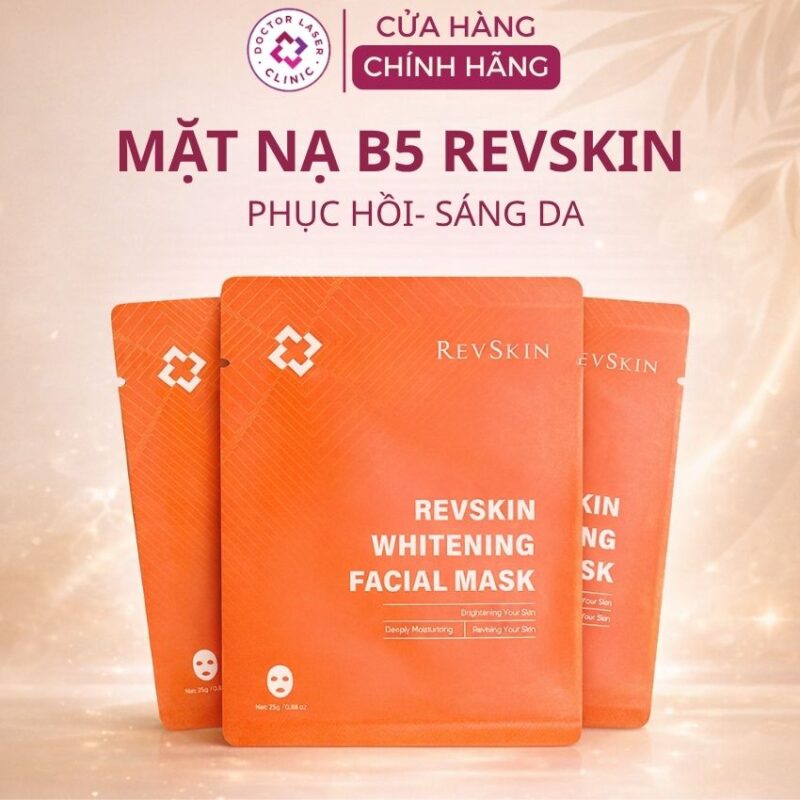 mặt nạ b5 revskin whitening facial mask