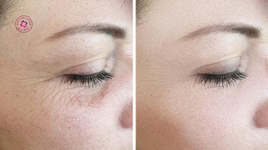 meso vùng mắt xóa nếp nhăn chân chim