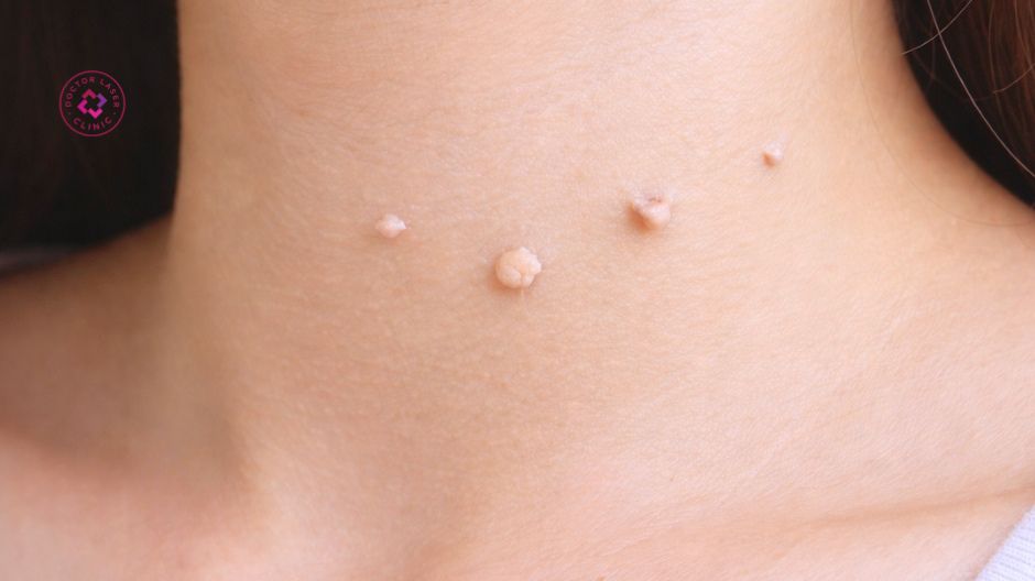 mụn thịt vùng cổ trước điều trị laser co2