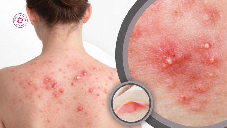 mụn trứng cá ở lưng ảnh hưởng sinh hoạt