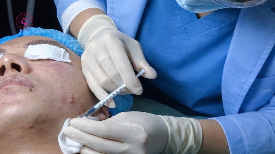 mụn viêm nặng trên da không nên tiêm botox