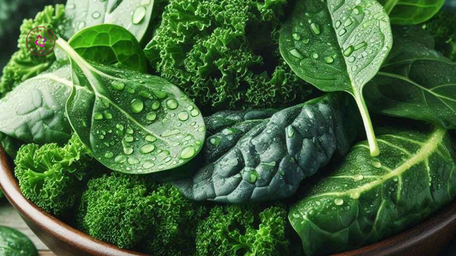 rau xanh đậm tốt cho da sau laser co2