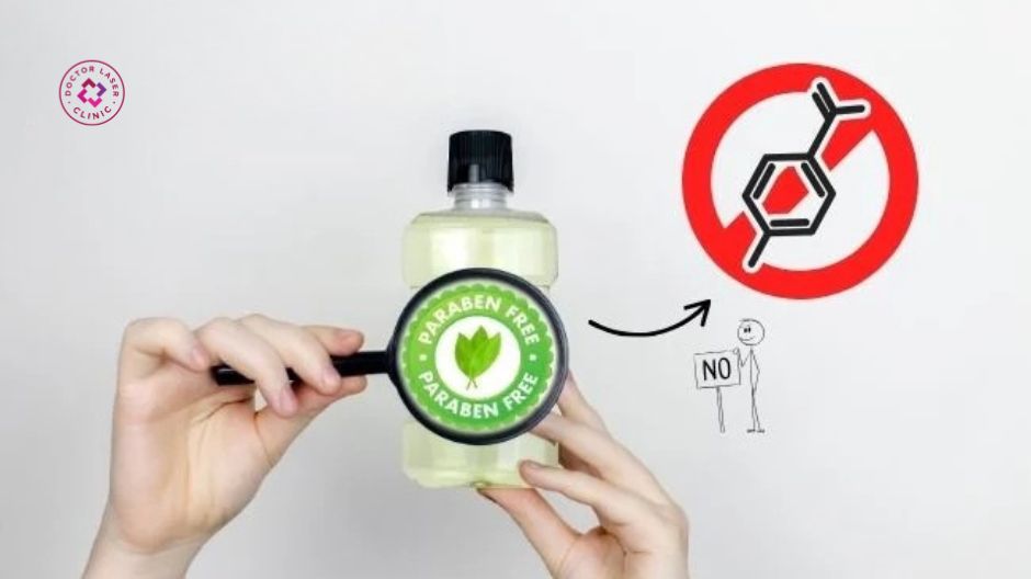 sản phẩm không cồn không paraben cho mụn lưng