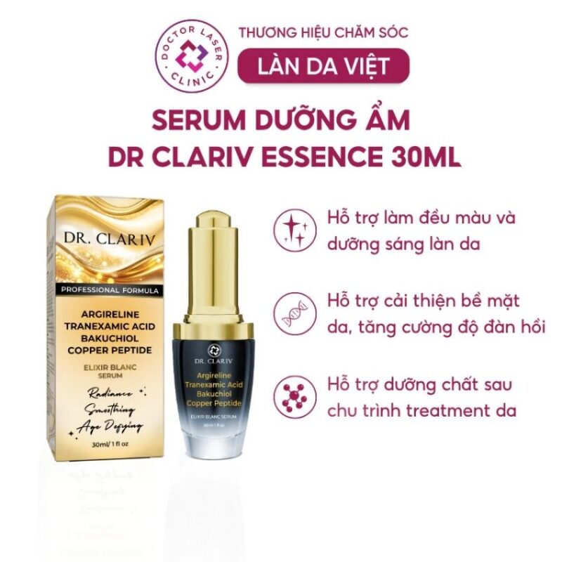 serum dưỡng ẩm dr clariv elixir blanc