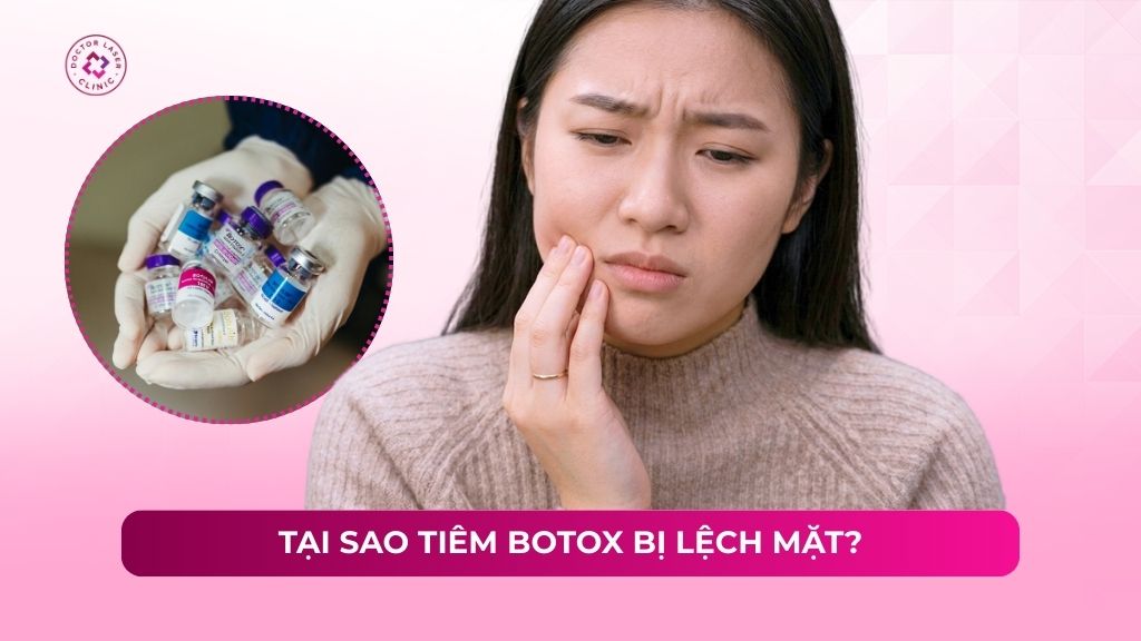 Tiêm botox bị lệch mặt có nguy hiểm không?
