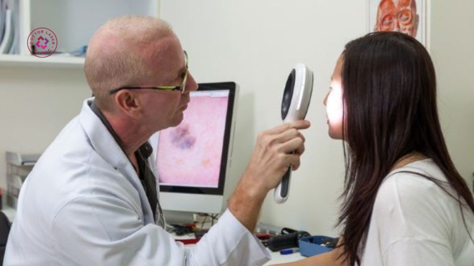 thăm khám phân tích da trước laser pico
