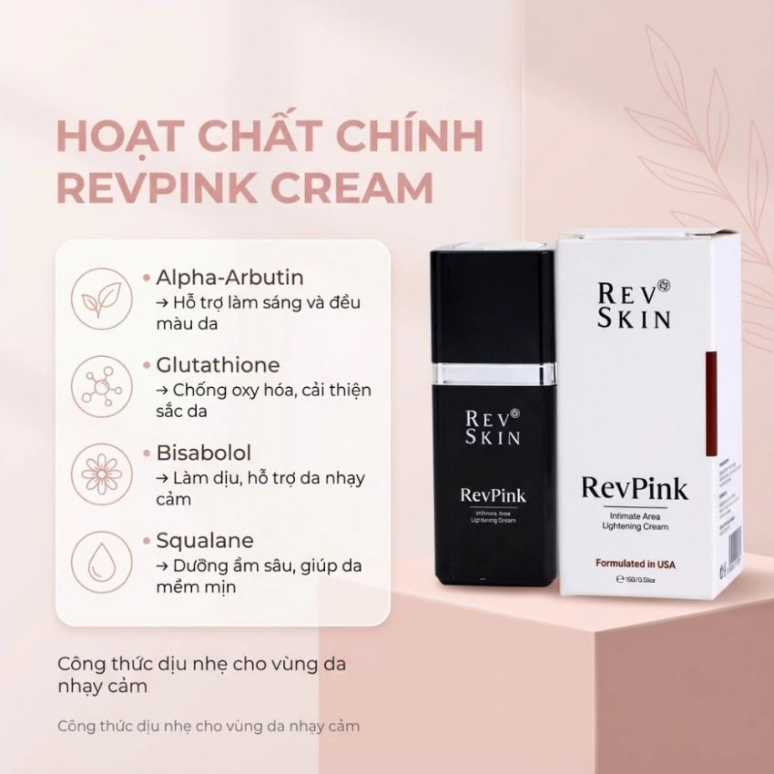 thành phần kem làm hồng nhũ hoa revskin revpink cream thành phần kem làm hồng nhũ hoa revskin revpink cream