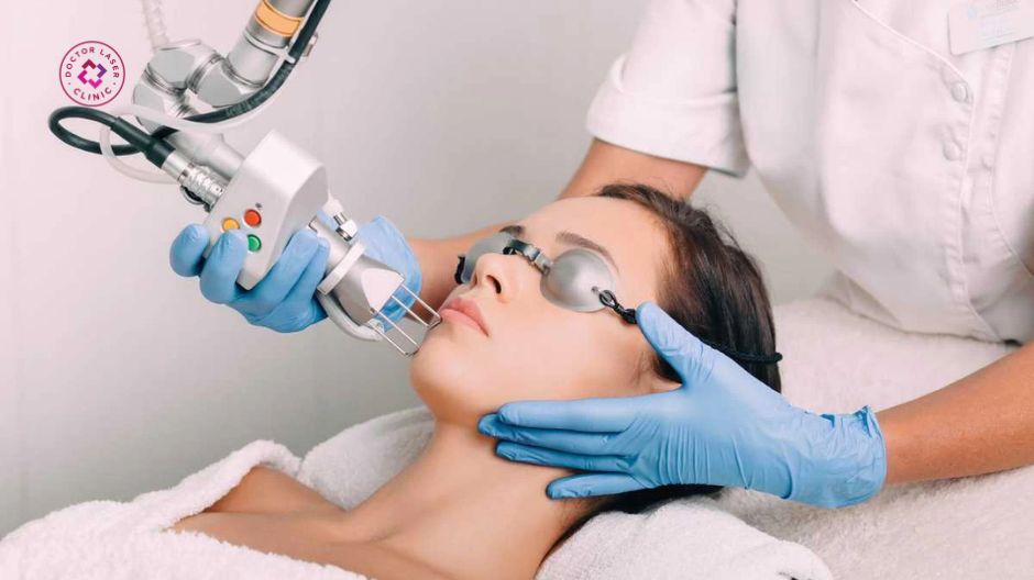 thực hiện laser co2 fractional tạo vi điểm
