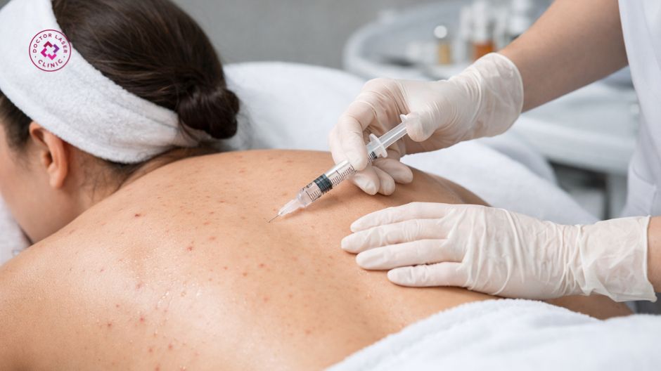 tiêm meso trị mụn lưng mesotherapy
