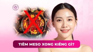 tiêm meso xong kiêng gì