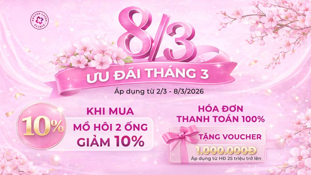 Ưu đãi 8/3, tri ân phái đẹp cùng Doctor Laser