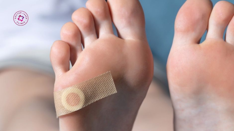 vệ sinh vùng da sau điều trị mụn cóc