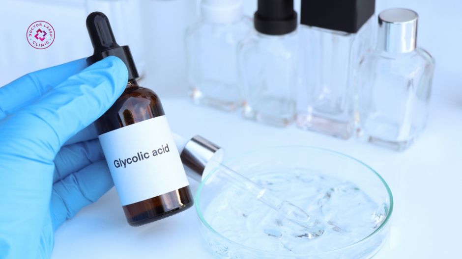 acid glycolic trong peel da trị nám