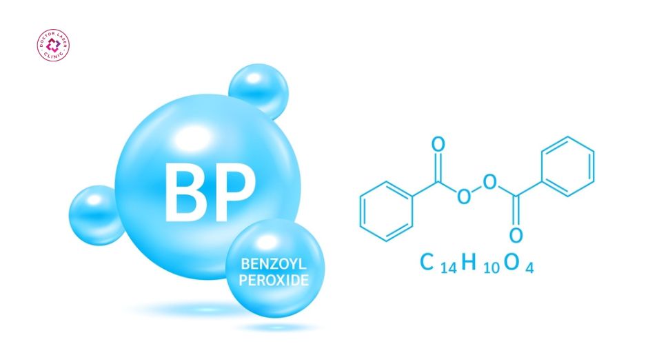 benzoyl peroxide trị mụn bọc ở trán