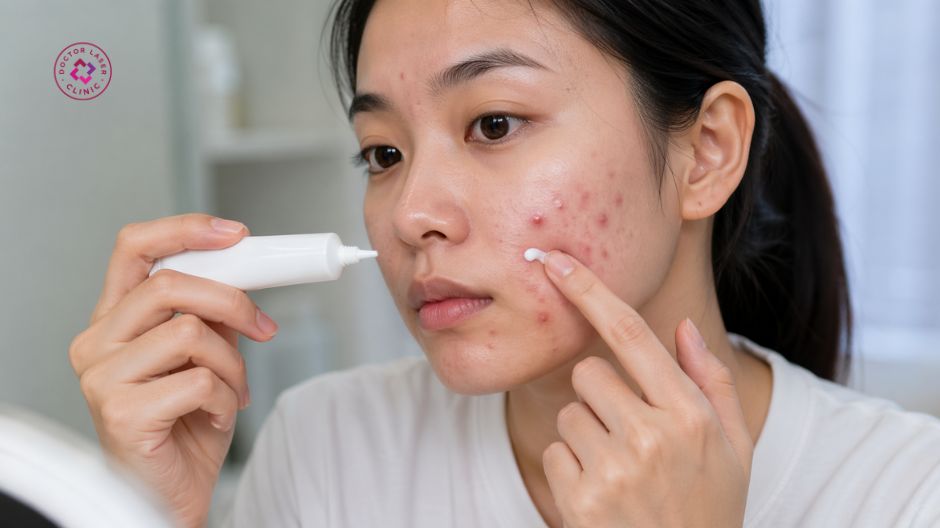 bị mụn bọc mụn viêm bôi thuốc có hết không