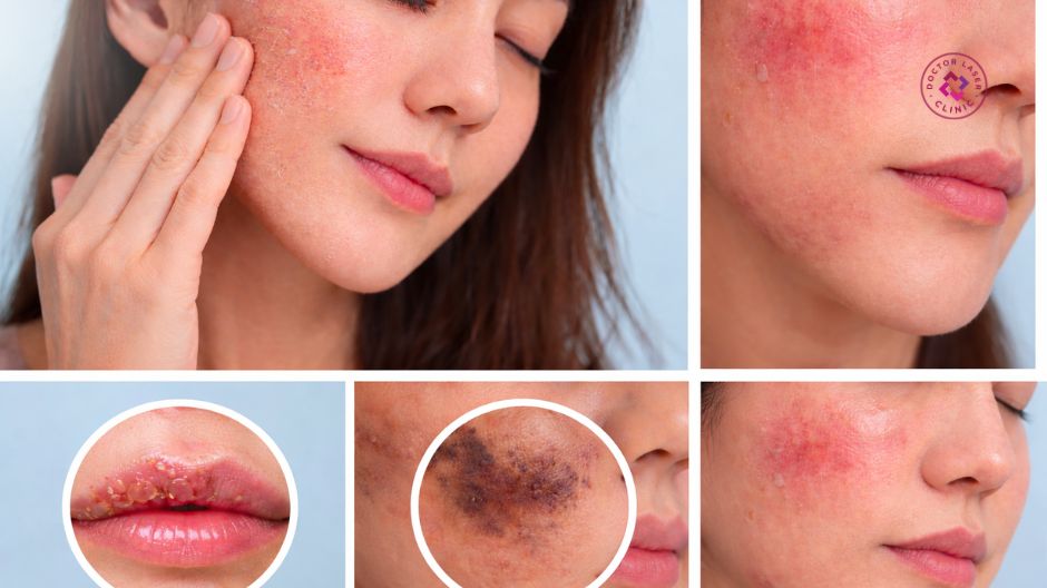 biến chứng trung bình sau peel da