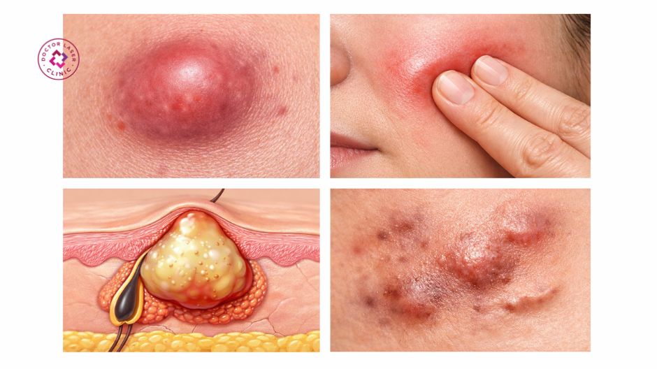 dấu hiệu nhận biết mụn bọc không đầu