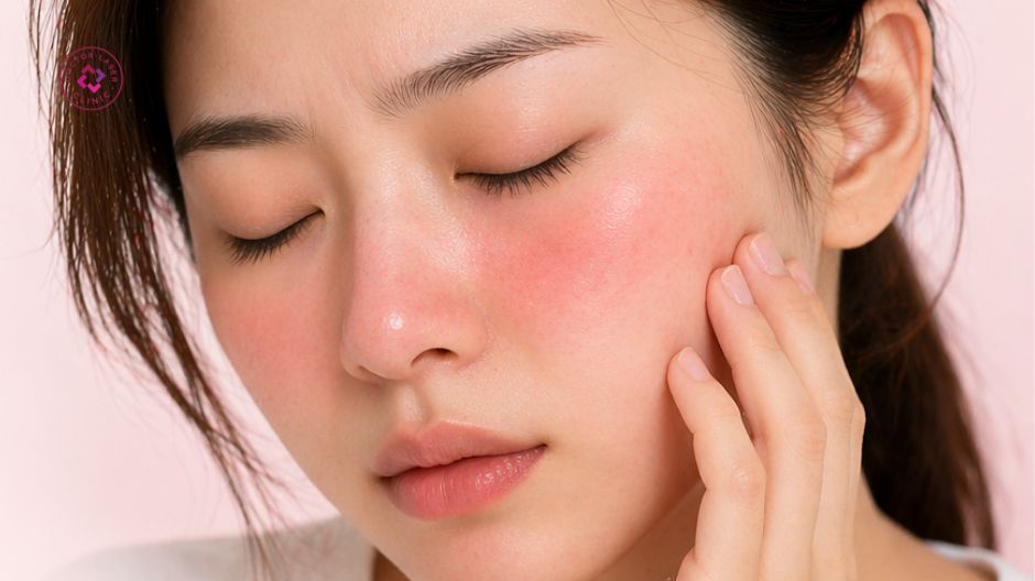 giai đoạn tiền mụn trứng cá đỏ