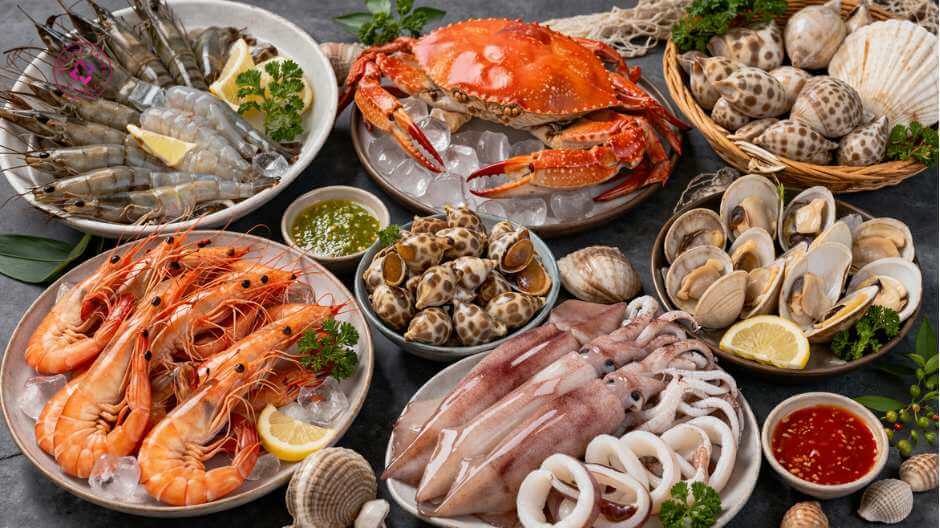 hải sản cần tránh sau peel da