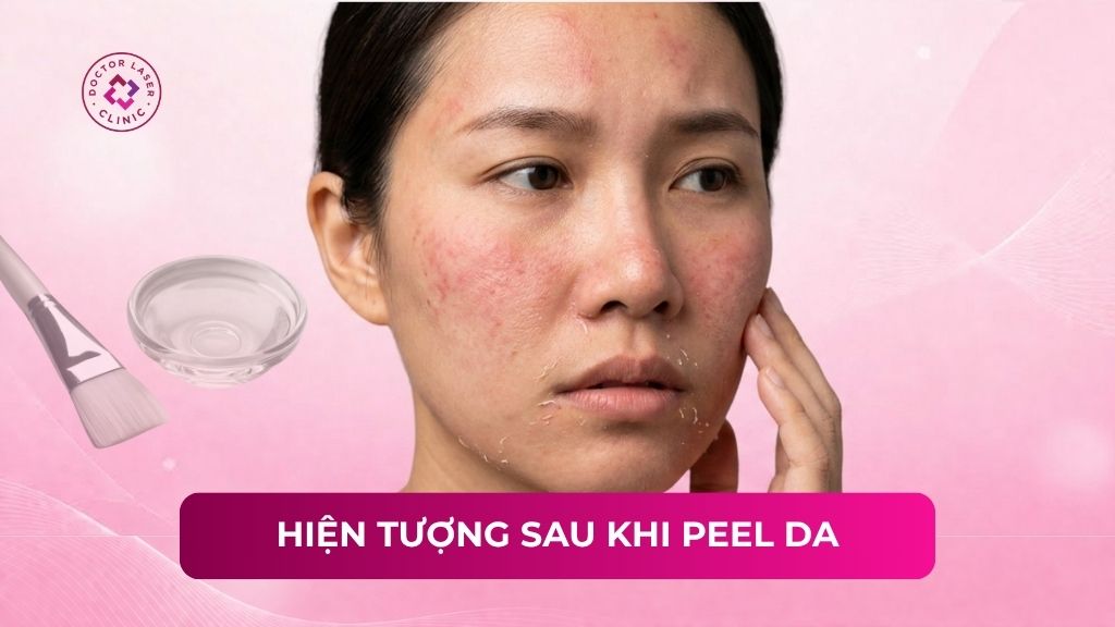 Những hiện tượng sau khi peel da và hướng dẫn xử lý