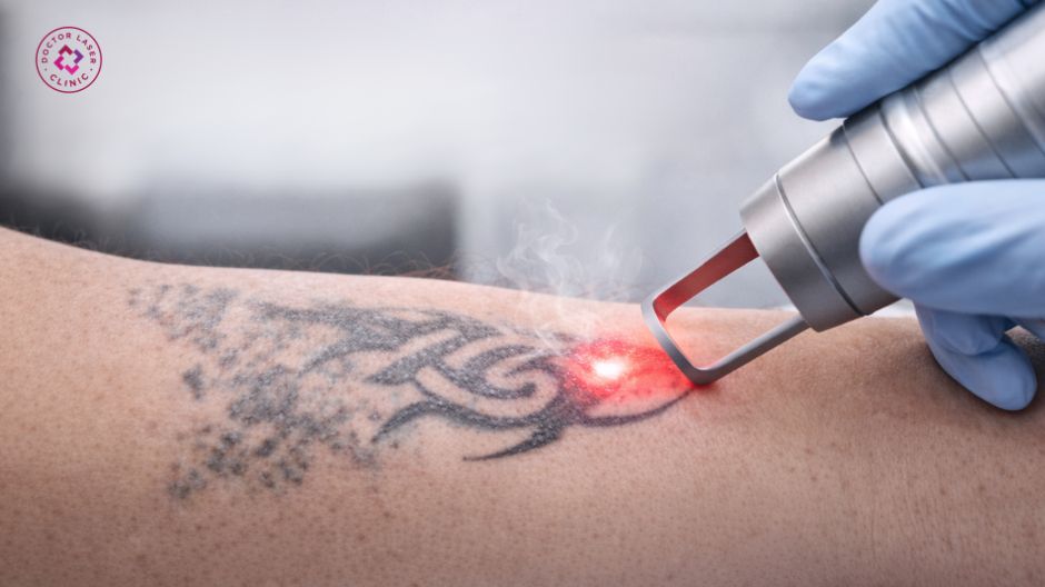 hiệu quả sạch mực kém do sai bước sóng laser