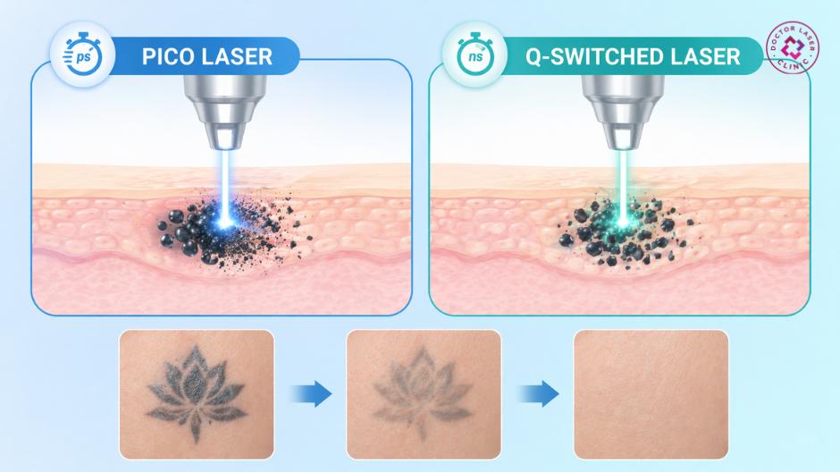 laser pico va q-switched trong xoá xăm