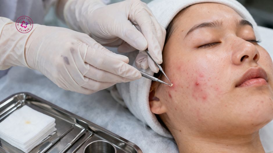 lấy nhân mụn bọc