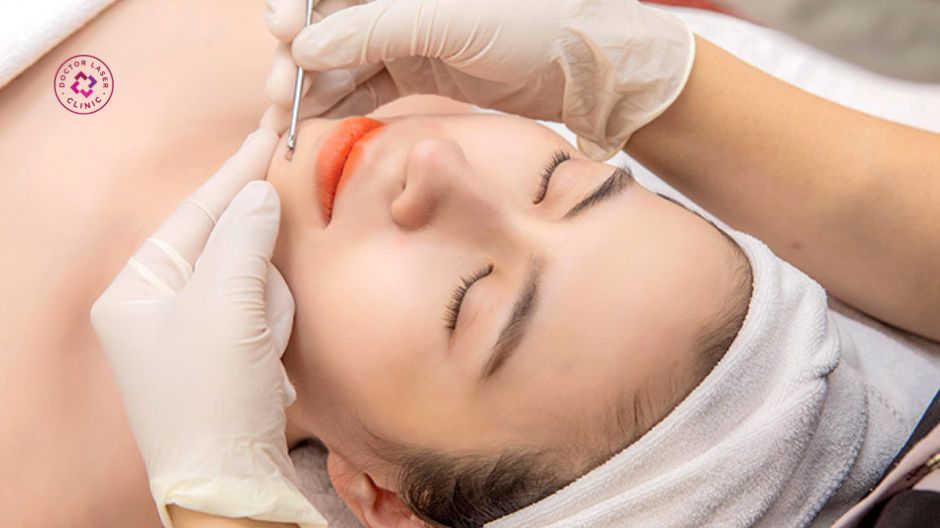 lấy nhân mụn y khoa vô trùng tại phòng khám