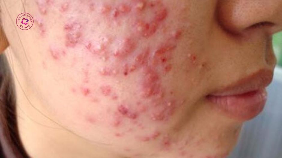 mụn viêm nặng điều trị toàn thân