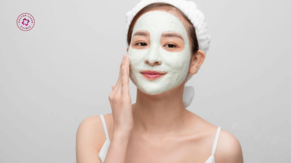 sử dụng mặt nạ đất sét hút dầu thừa