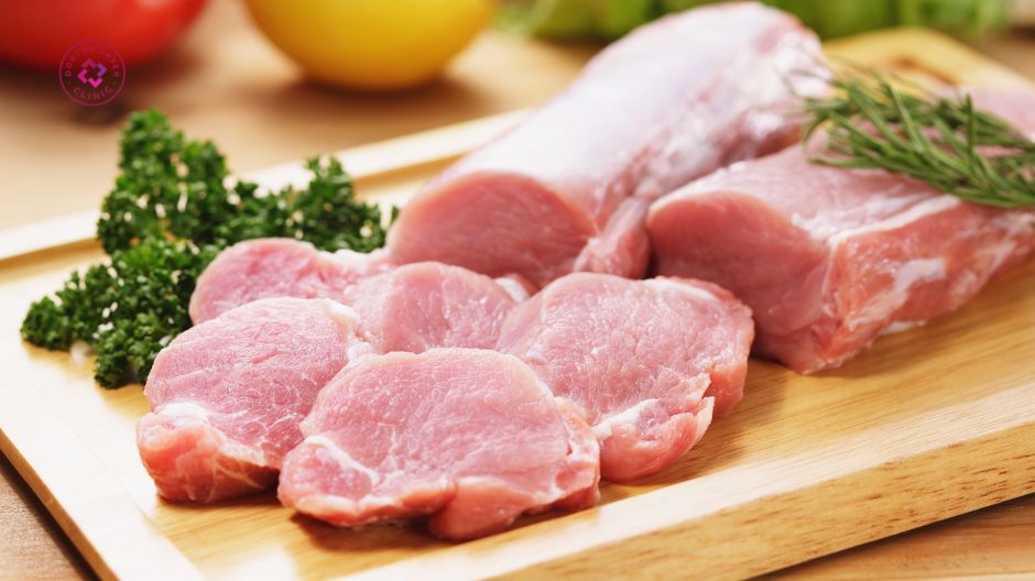 thịt heo nạc ít mỡ giàu protein hỗ trợ phục hồi da sau peel