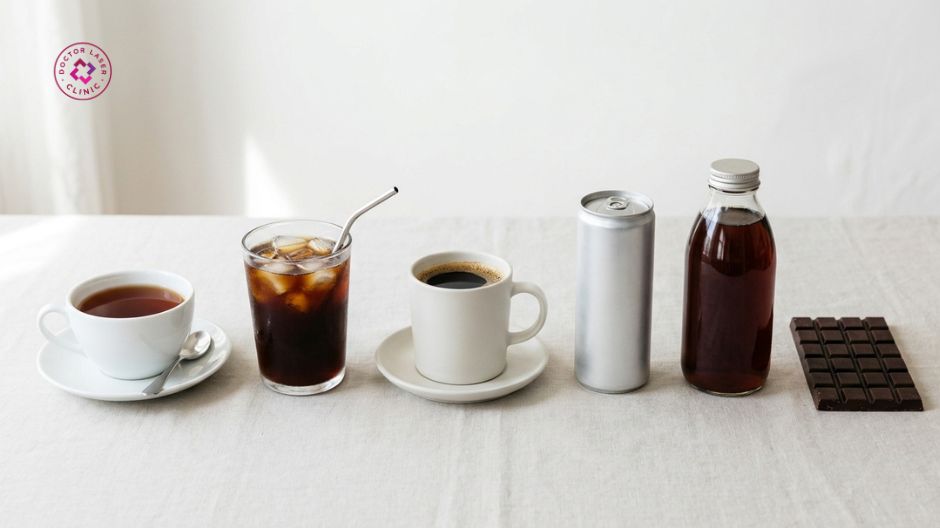 thực phẩm chứa caffeine gây mụn trứng cá