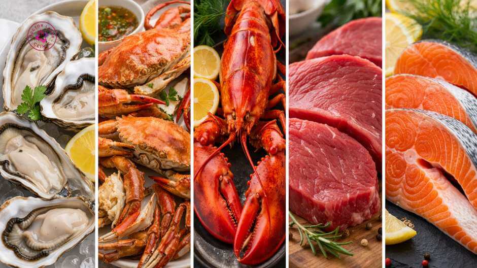 thực phẩm giàu kẽm zinc hỗ trợ giảm mụn bọc