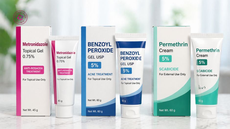 thuốc bôi điều trị mụn trứng cá đỏ