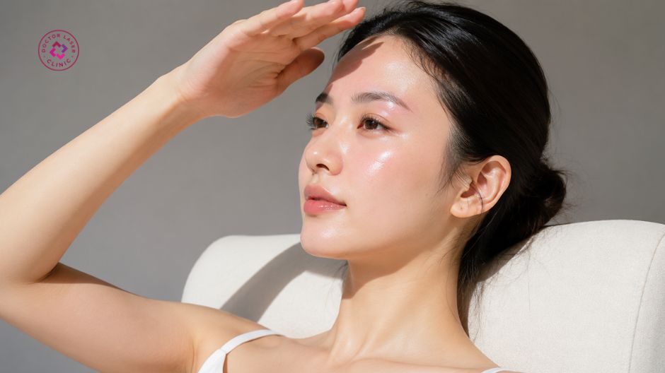 ánh nắng làm da yếu sau peel