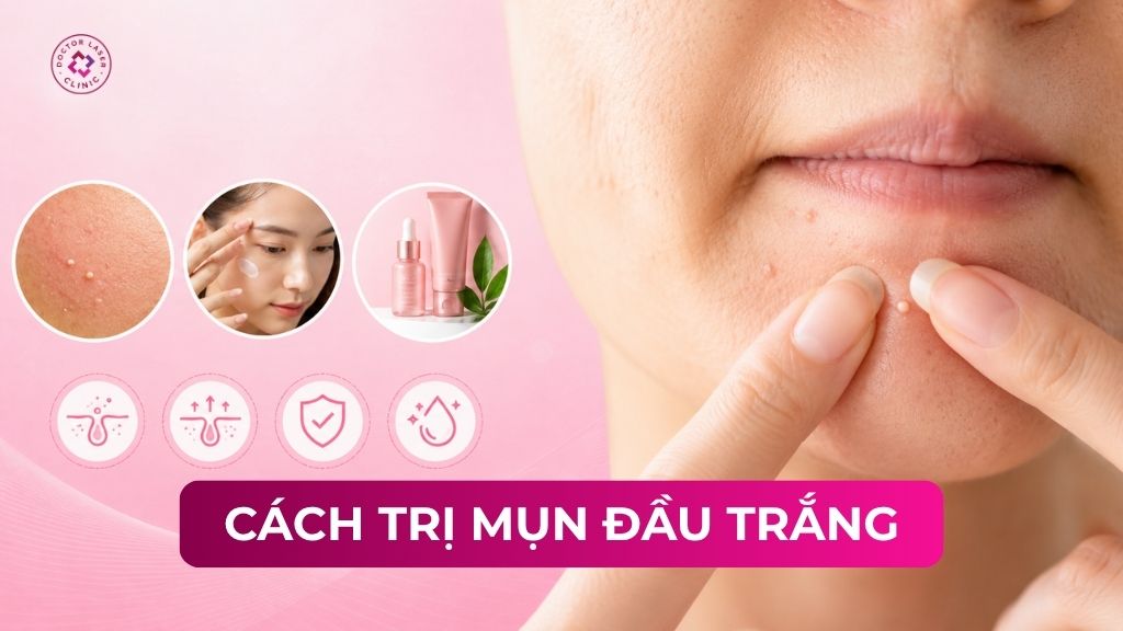 5 cách trị mụn đầu trắng hiệu quả và an toàn chuẩn y khoa