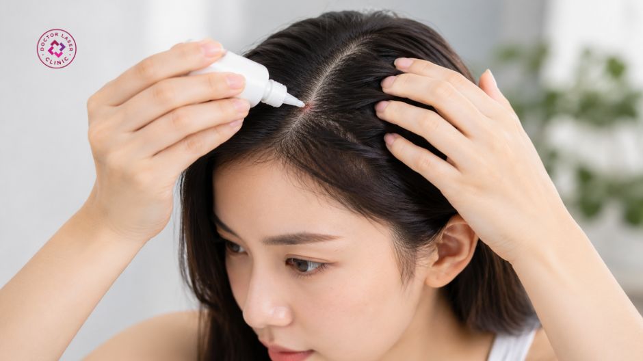 điều trị mụn trên đầu bằng thuốc kê đơn
