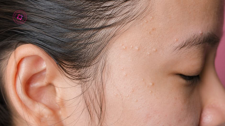 đối tượng dễ bị mụn đầu trắng