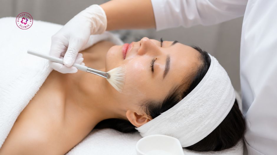dùng axit peel quá mạnh